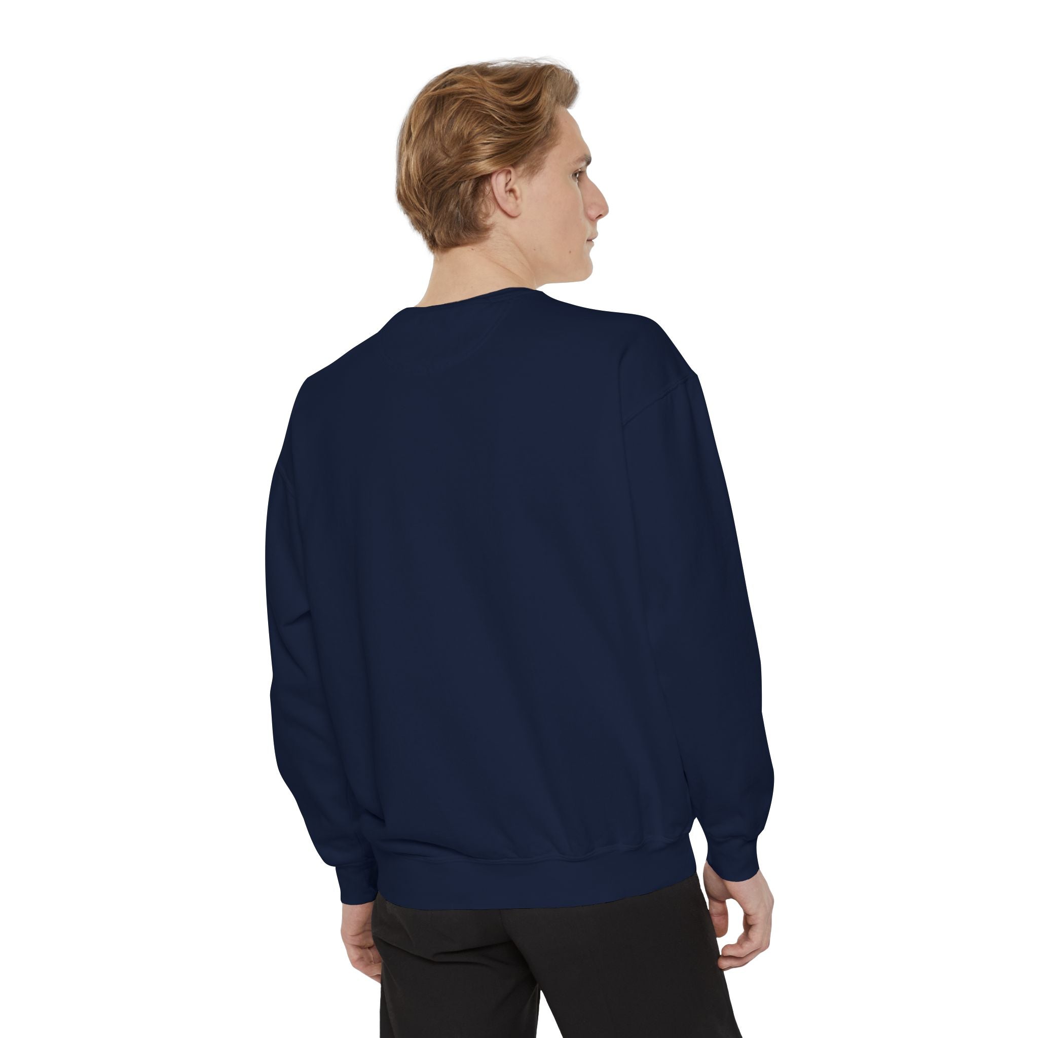 Alex Black Seraphim Division Sweatshirt — Winged Rose Emblem Crewneck