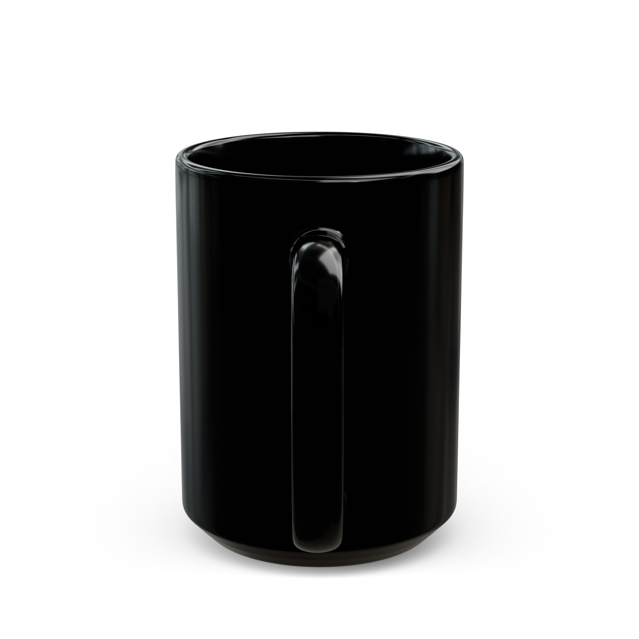 The Beast at Midnight Black Mug — Gothic Rose Coffee Cup