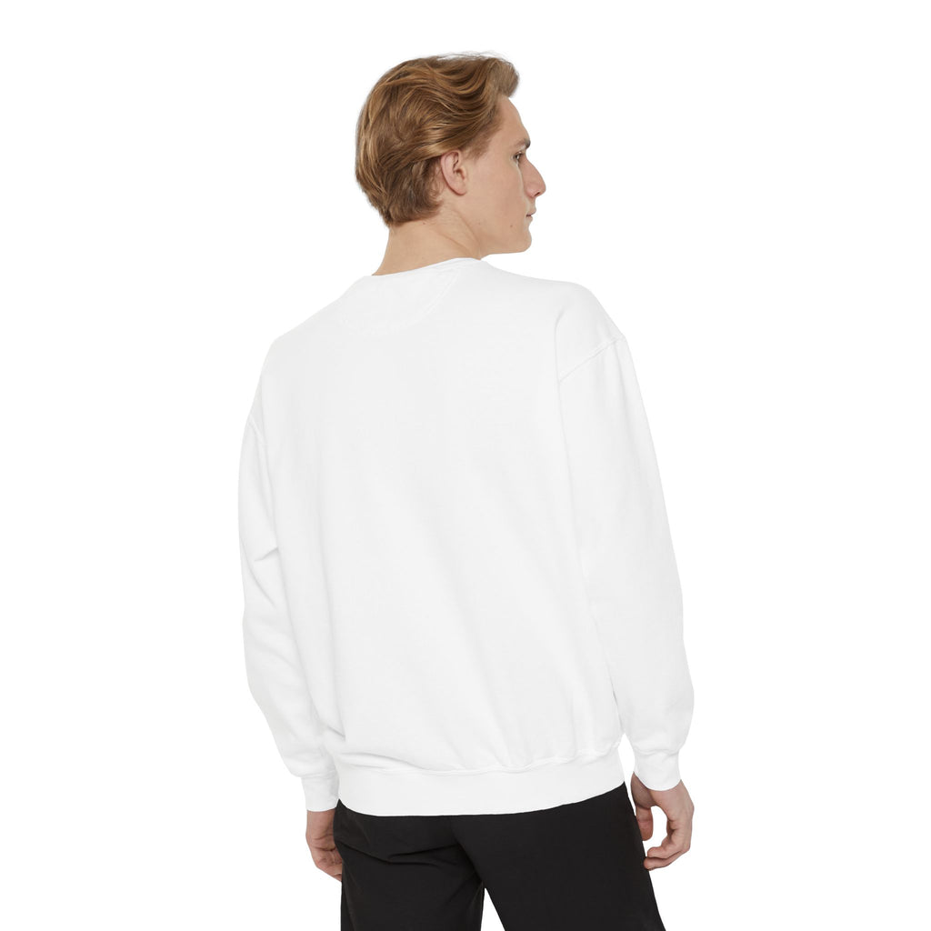 Alex Black Seraphim Division Sweatshirt — Winged Rose Emblem Crewneck