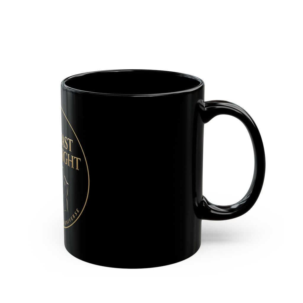 The Beast at Midnight Black Mug — Gothic Rose Coffee Cup