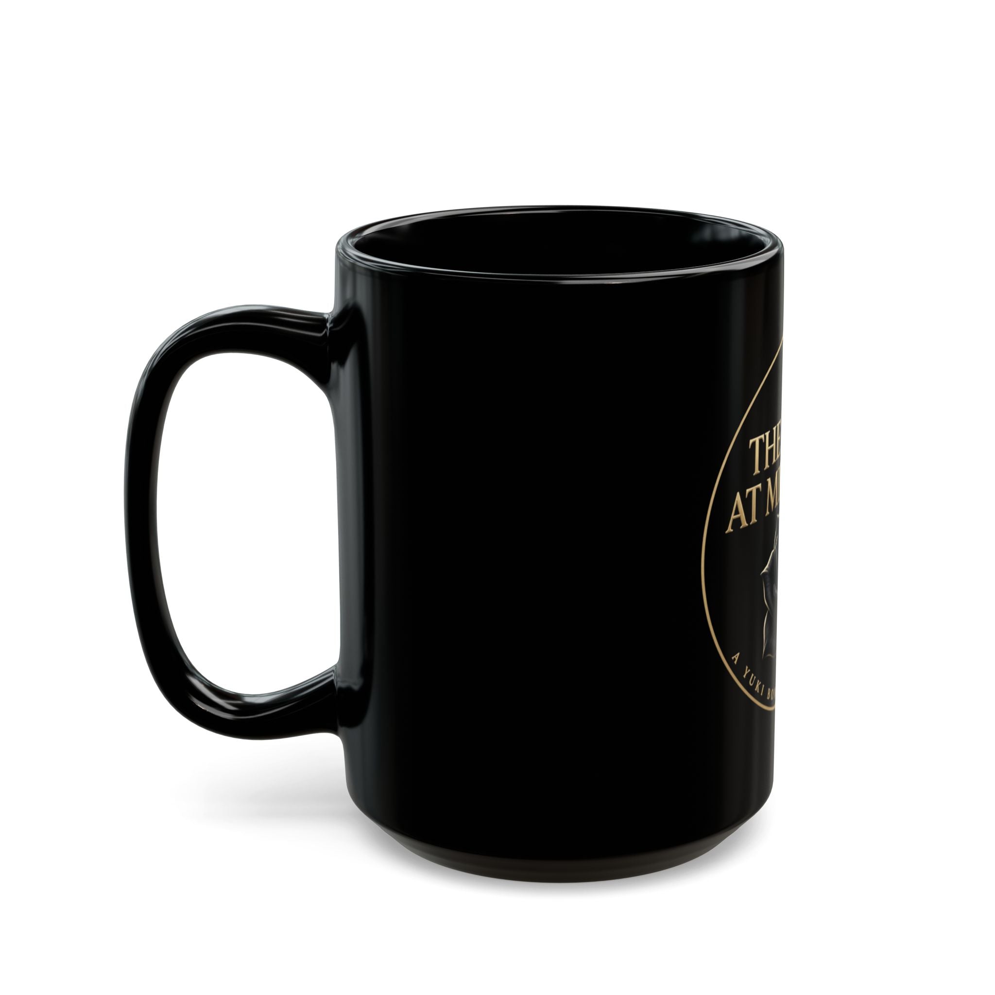 The Beast at Midnight Black Mug — Gothic Rose Coffee Cup