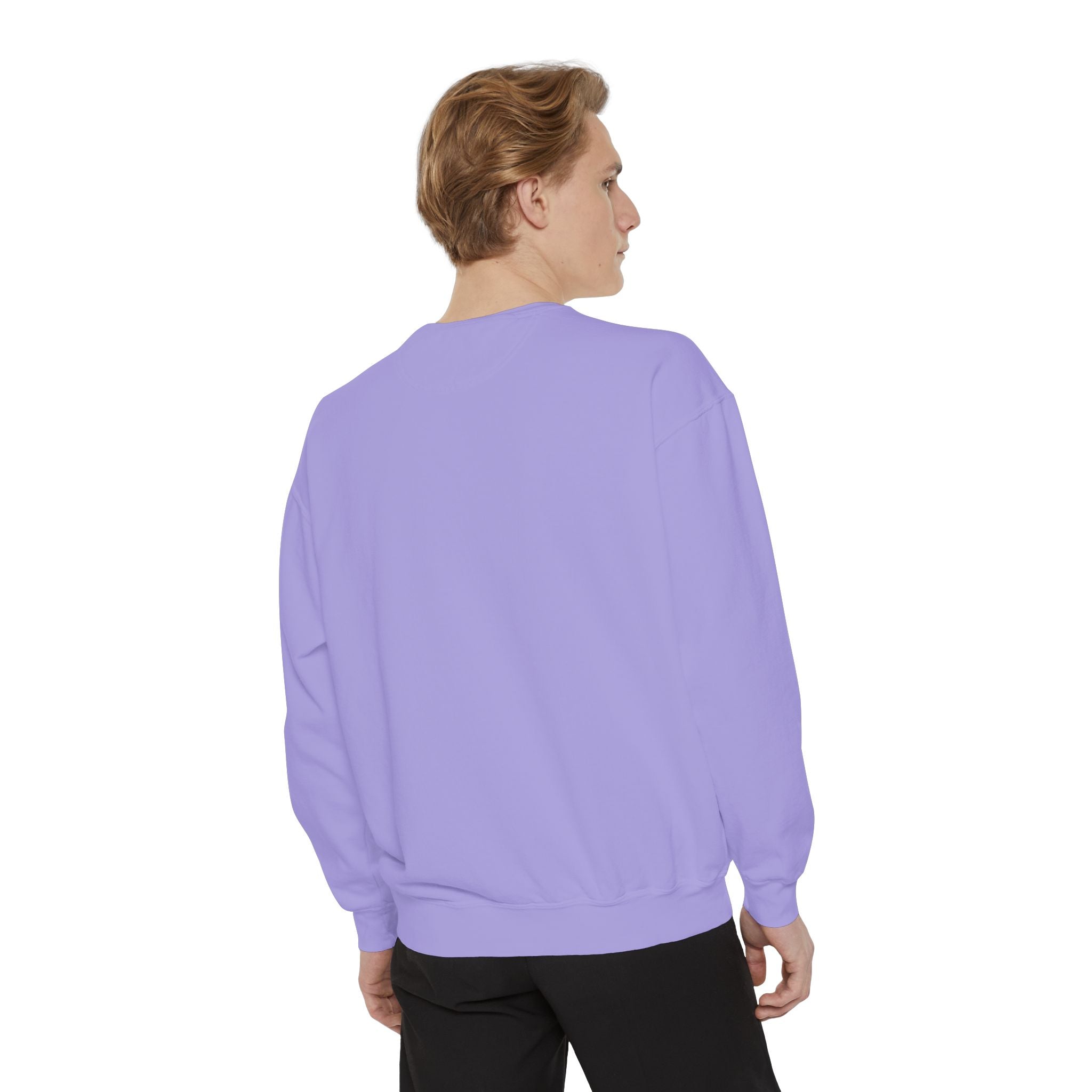 Alex Black Seraphim Division Sweatshirt — Winged Rose Emblem Crewneck